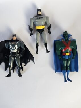 Set Of 3 Vintage Batman DC Action Figures 1993-2003